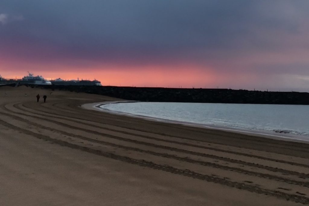 Las Teresitas beach, the beach of Santa Cruz